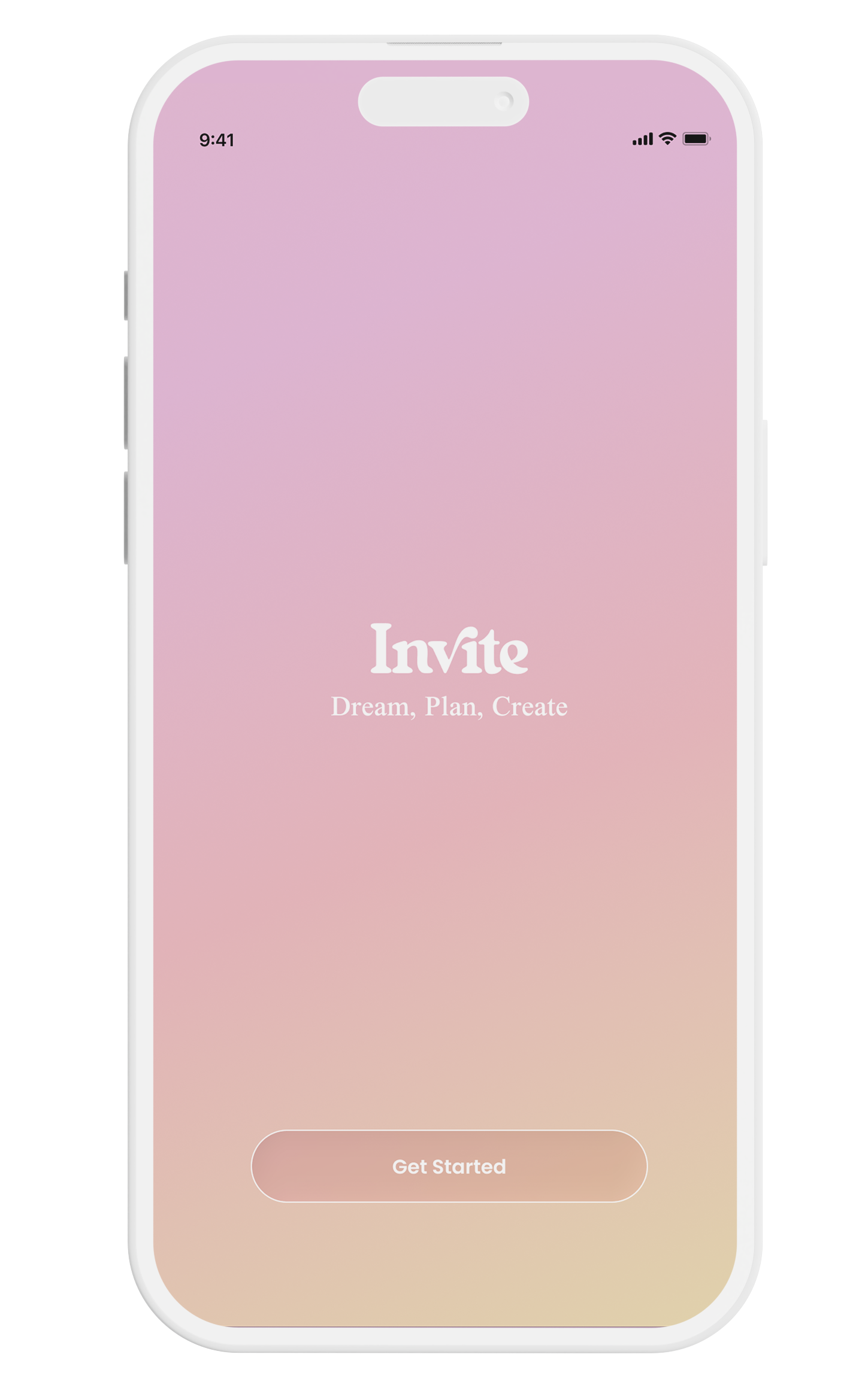 Invite app cover mockup